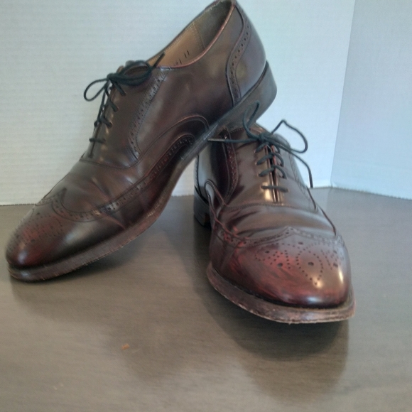 Johnston & Murphy brown leather oxford shoes size 11